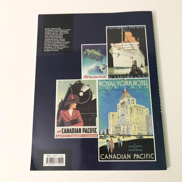 1995  Canadian Pacific Posters 1883 - 1963 By Choko and Jones Book - Picture 3 of 16